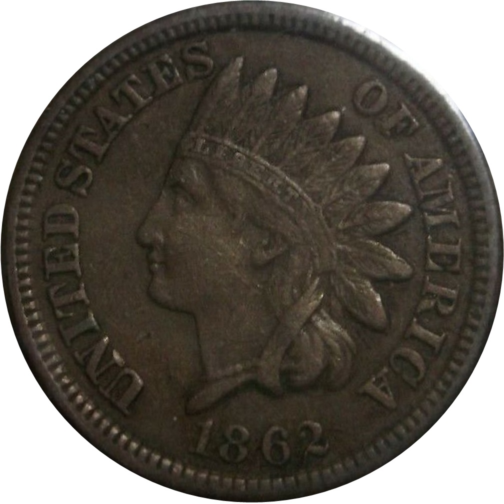 1862-Indian-Head-Cent-#3